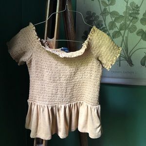 american eagle off the shoulder top